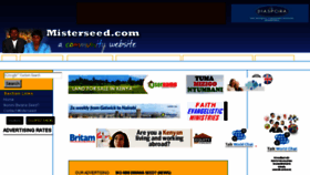 What Misterseed.com website looked like in 2018 (5 years ago)