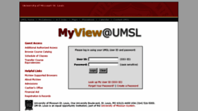 What Myview.umsl.edu website looked like in 2018 (5 years ago)