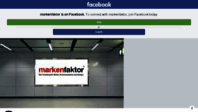 What Markenfaktor.de website looked like in 2018 (5 years ago)