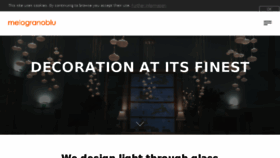 What Melogranoblu.com website looked like in 2018 (6 years ago)
