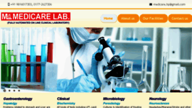 What Medicarelab.in website looked like in 2018 (5 years ago)