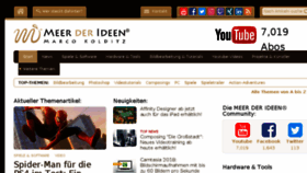 What Meerderideen.de website looked like in 2018 (5 years ago)