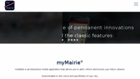 What Mymairie.fr website looked like in 2018 (5 years ago)