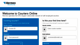 What Mycouriersonline.co.uk website looked like in 2018 (5 years ago)