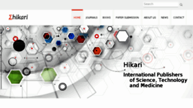 What M-hikari.com website looked like in 2018 (5 years ago)