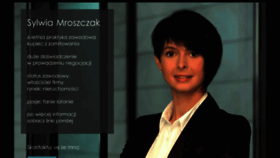 What Mroszczak.pl website looked like in 2018 (5 years ago)