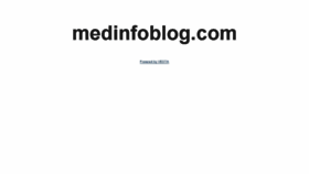 What Medinfoblog.com website looked like in 2018 (5 years ago)