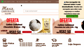 What Mariachocolate.com.br website looked like in 2018 (5 years ago)