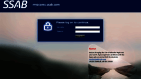 What Myaccess.ssab.com website looked like in 2018 (5 years ago)