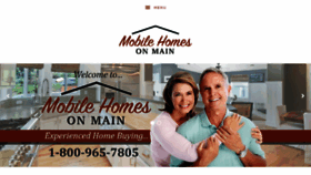 What Mobilehomesonmain.com website looked like in 2018 (5 years ago)