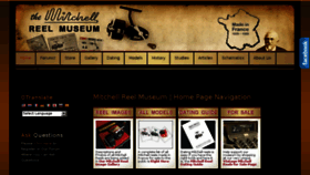 What Mitchellreelmuseum.com website looked like in 2018 (6 years ago)