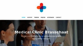 What Medicalclinic.be website looked like in 2018 (5 years ago)