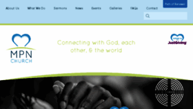 What Mpnchurch.org.uk website looked like in 2018 (5 years ago)