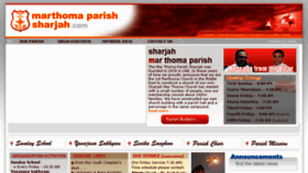 What Marthomaparishsharjah.com website looked like in 2018 (5 years ago)