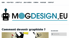 What Mogdesign.eu website looked like in 2018 (5 years ago)