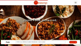 What Mealtango.com website looked like in 2018 (5 years ago)