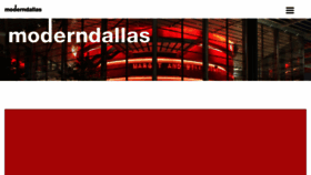 What Moderndallas.net website looked like in 2018 (5 years ago)