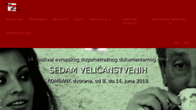 What Magnificent7festival.org website looked like in 2018 (5 years ago)