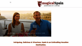 What Magicalspain.com website looked like in 2018 (5 years ago)