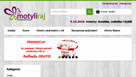 What Motyli-raj.pl website looked like in 2018 (5 years ago)