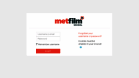 What Moodle.metfilmschool.ac.uk website looked like in 2018 (5 years ago)