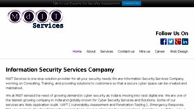 What Mditservices.in website looked like in 2018 (5 years ago)