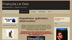 What Magnetiseur-guerisseur-astro.com website looked like in 2018 (5 years ago)