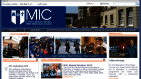 What Mic.ie website looked like in 2018 (5 years ago)