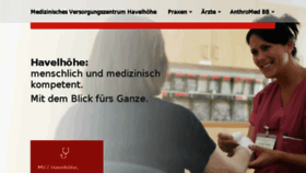 What Mvz-havelhoehe.de website looked like in 2018 (5 years ago)