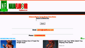 What Movies.naijaflavour.com website looked like in 2018 (5 years ago)
