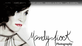 What Mandyfiockphotography.com website looked like in 2018 (5 years ago)