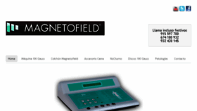 What Magnetofield-terapeutica.com website looked like in 2018 (5 years ago)