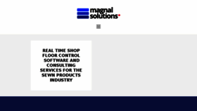 What Magnal.com website looked like in 2018 (5 years ago)