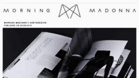 What Morningmadonna.com website looked like in 2018 (5 years ago)