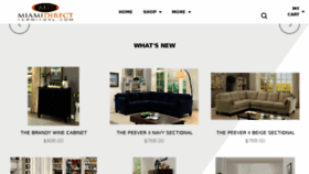 What Miamidirectfurniture.com website looked like in 2018 (5 years ago)