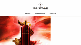 What Montale.jp website looked like in 2018 (5 years ago)
