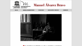 What Manuelalvarezbravo.org website looked like in 2018 (5 years ago)