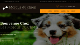 What Mordusduchien.com website looked like in 2018 (5 years ago)