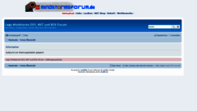 What Mindstormsforum.de website looked like in 2018 (6 years ago)