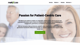 What Metrixcare.com website looked like in 2018 (5 years ago)