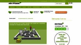 What Min-a-kasse.dk website looked like in 2018 (5 years ago)
