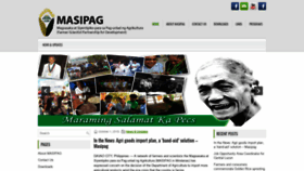 What Masipag.org website looked like in 2018 (5 years ago)