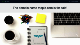 What Mopio.com website looked like in 2018 (5 years ago)