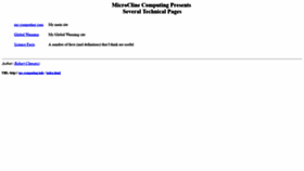 What Mc-computing.info website looked like in 2018 (5 years ago)