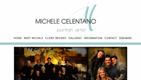 What Michelecelentano.com website looked like in 2018 (5 years ago)