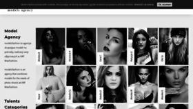 What Modelsfashion.pl website looked like in 2018 (5 years ago)