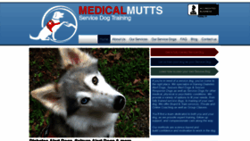 What Medicalmutts.com website looked like in 2018 (5 years ago)