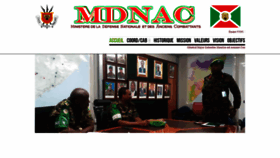 What Mdnac.bi website looked like in 2018 (5 years ago)
