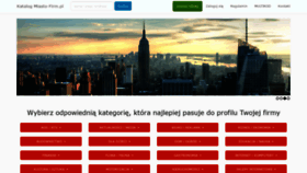 What Miasto-firm.pl website looked like in 2018 (5 years ago)