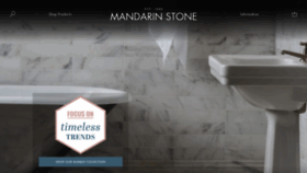 What Mandarinstone.com website looked like in 2018 (5 years ago)